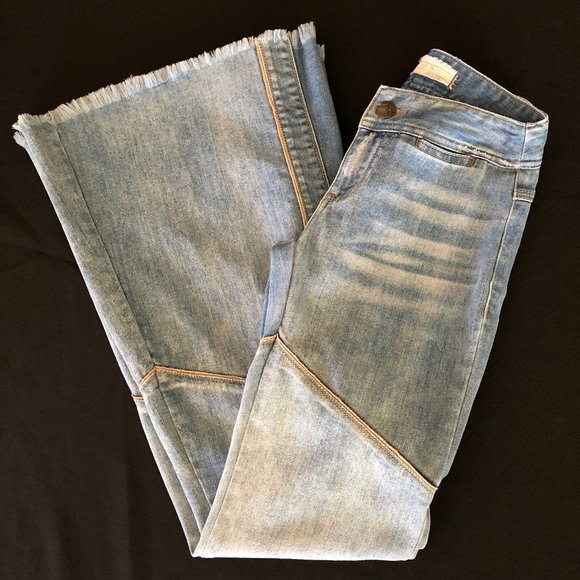 Super Rare Free People Seamed Bambi Flare Size 24 - Picture 8 of 15